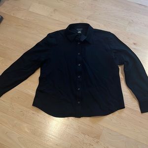NWT club Monaco black button down